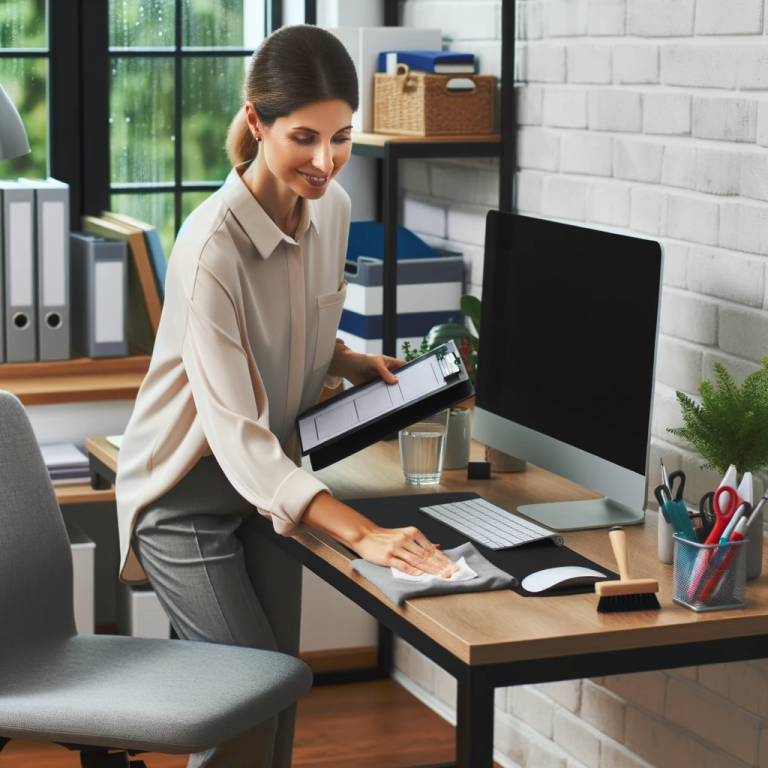 Rent Effektivt kontor: Organisera skrivbordet effektivt på kontoret